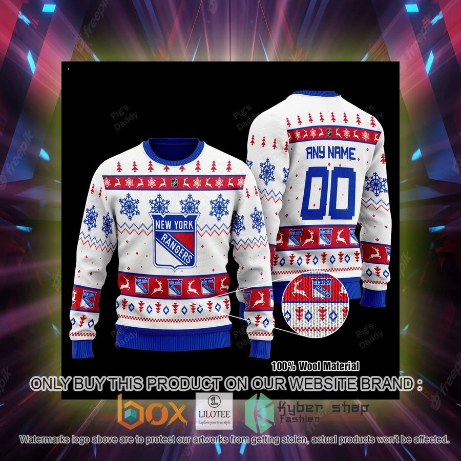 personalized new york rangers wool sweater 2 22282