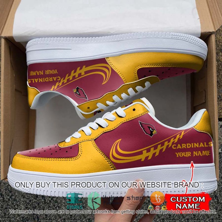 personalized nfl arizona cardinals nike air force 1 sneaker 1 94314