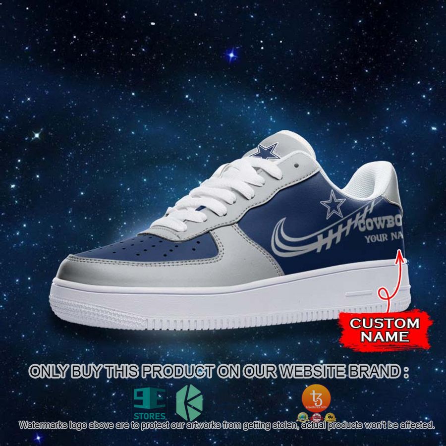 personalized nfl dallas cowboys nike air force 1 sneaker 2 15389