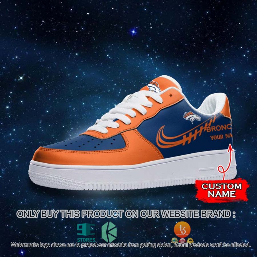 personalized nfl denver broncos nike air force 1 sneaker 2 37547