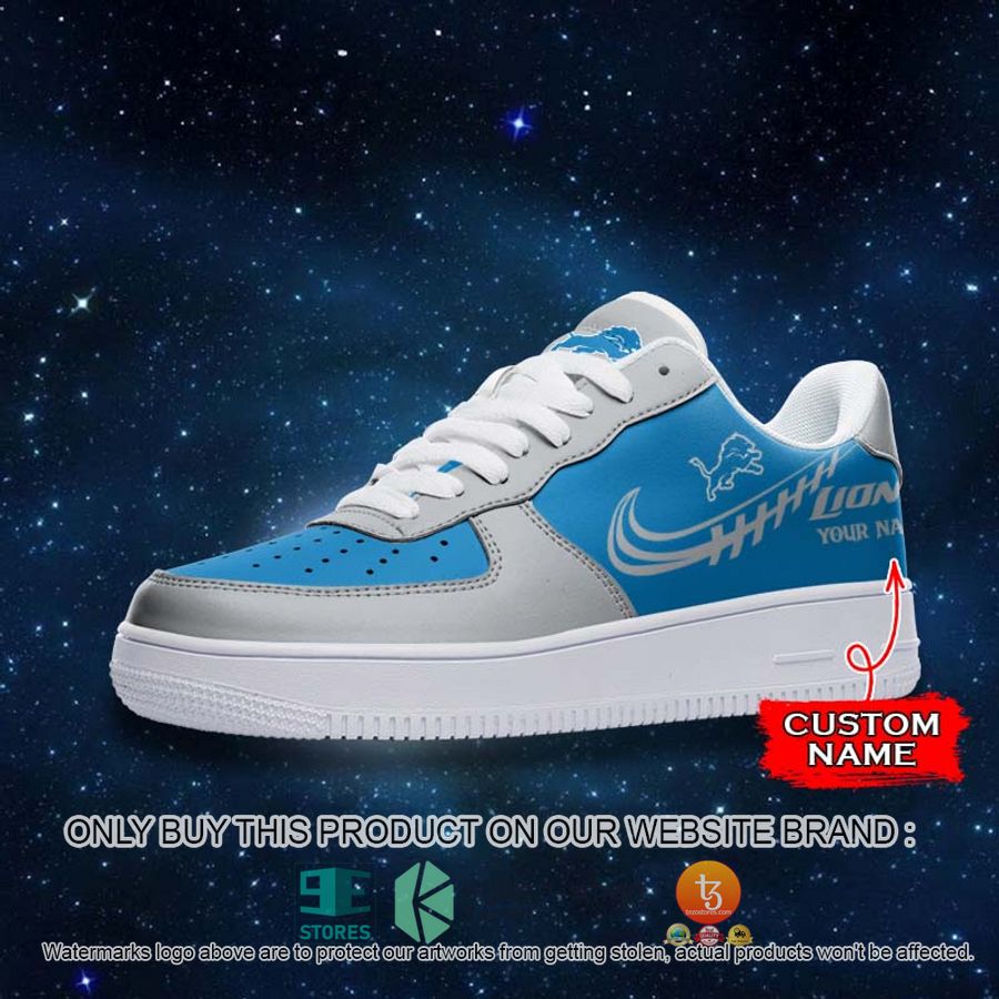 personalized nfl detroit lions nike air force 1 sneaker 2 1284