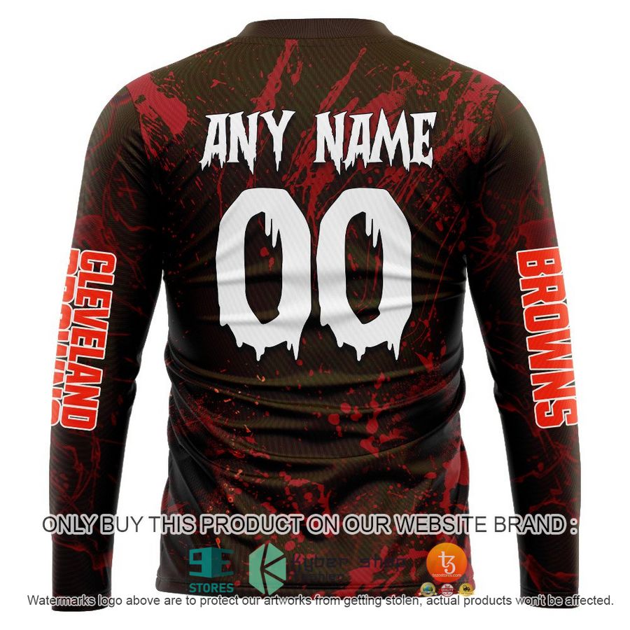 NEW Personalized Halloween I'M Fine Cleveland Browns Hoodie, Shirt 8 personalized nfl halloween im fine cleveland browns shirt hoodie 8 31778