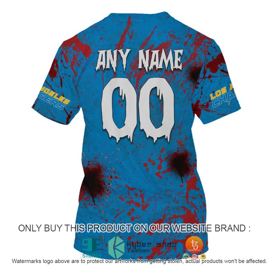 NEW Personalized Halloween I'M Fine Los Angeles Chargers Hoodie, Shirt 6 personalized nfl halloween im fine los angeles chargers shirt hoodie 6 47066