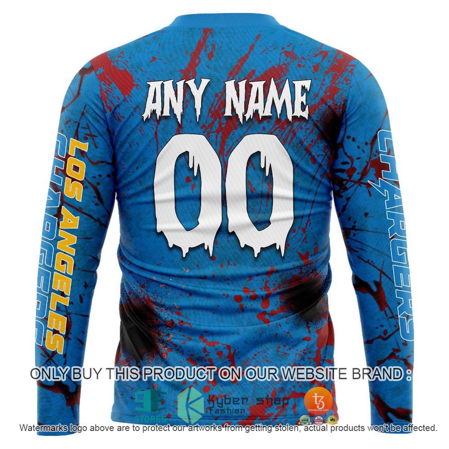 NEW Personalized Halloween I'M Fine Los Angeles Chargers Hoodie, Shirt 8 personalized nfl halloween im fine los angeles chargers shirt hoodie 8 60194