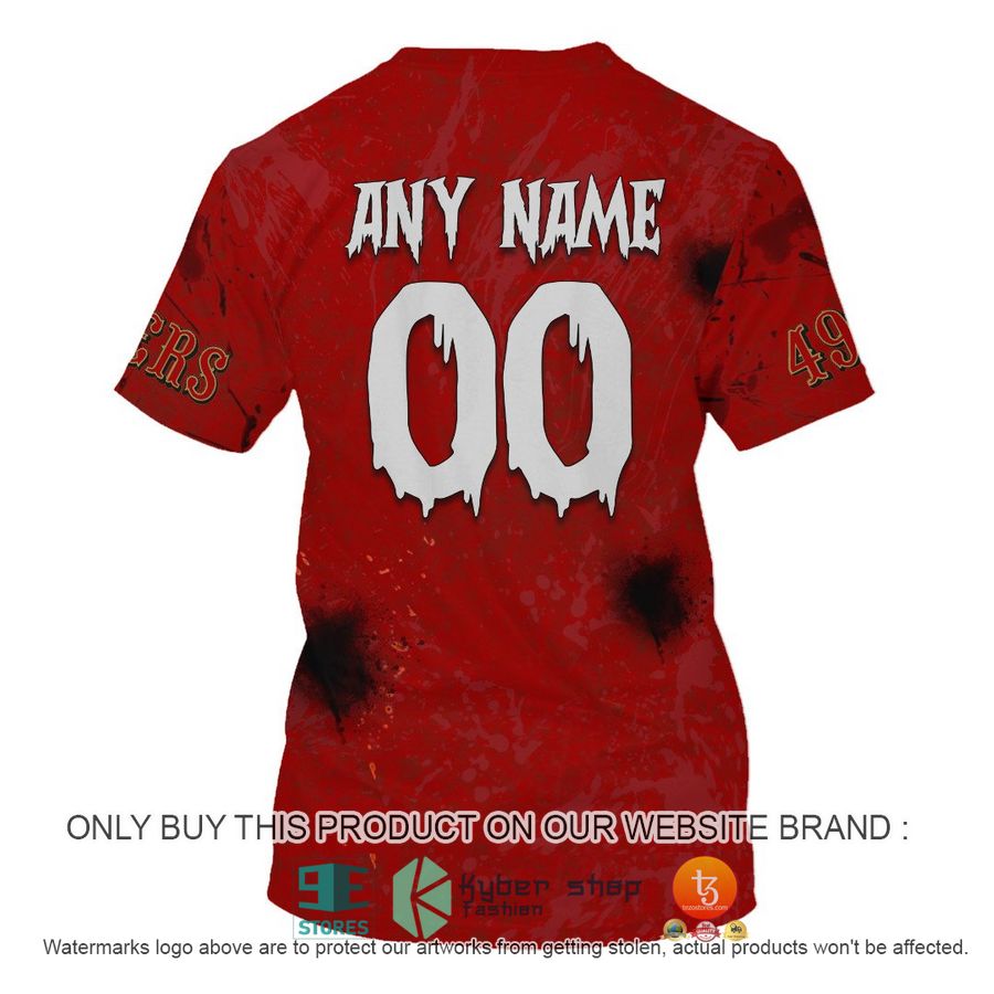 NEW Personalized Halloween I'M Fine San Francisco 49Ers Hoodie, Shirt 6 personalized nfl halloween im fine san francisco 49ers shirt hoodie 6 718