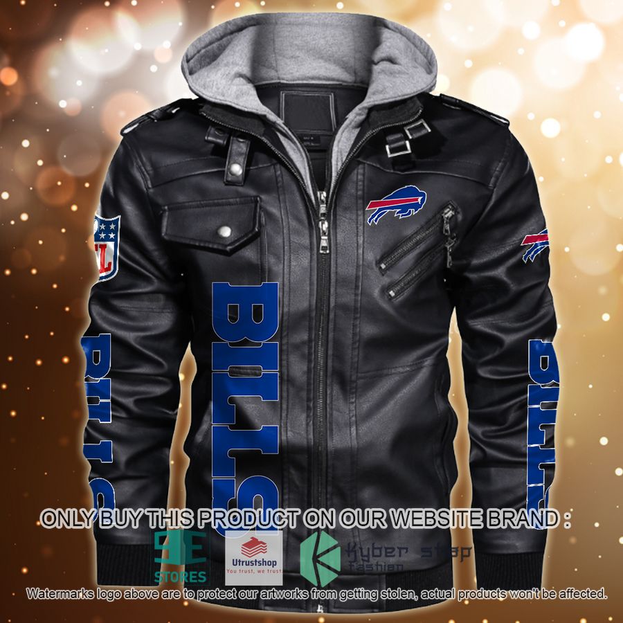 personalized nfl horror characters buffalo bills leather jacket 1 40943