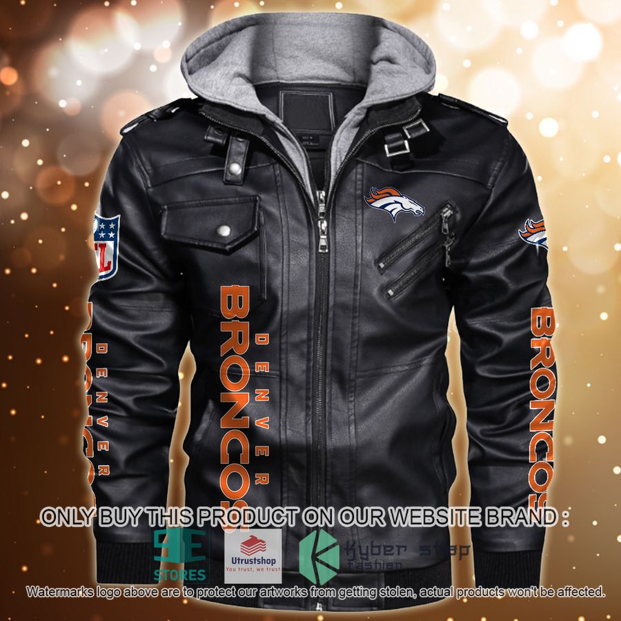 personalized nfl horror characters denver broncos leather jacket 1 86884