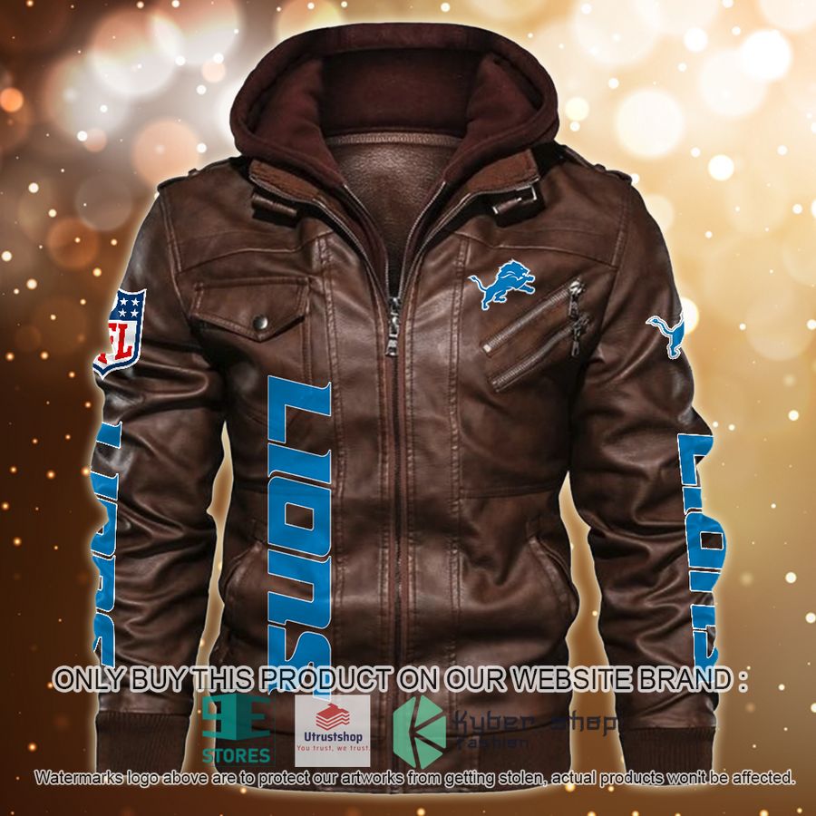 NEW Detroit Lions Horror Characters Custom Name Leather Jacket 3 personalized nfl horror characters detroit lions leather jacket 3 87061