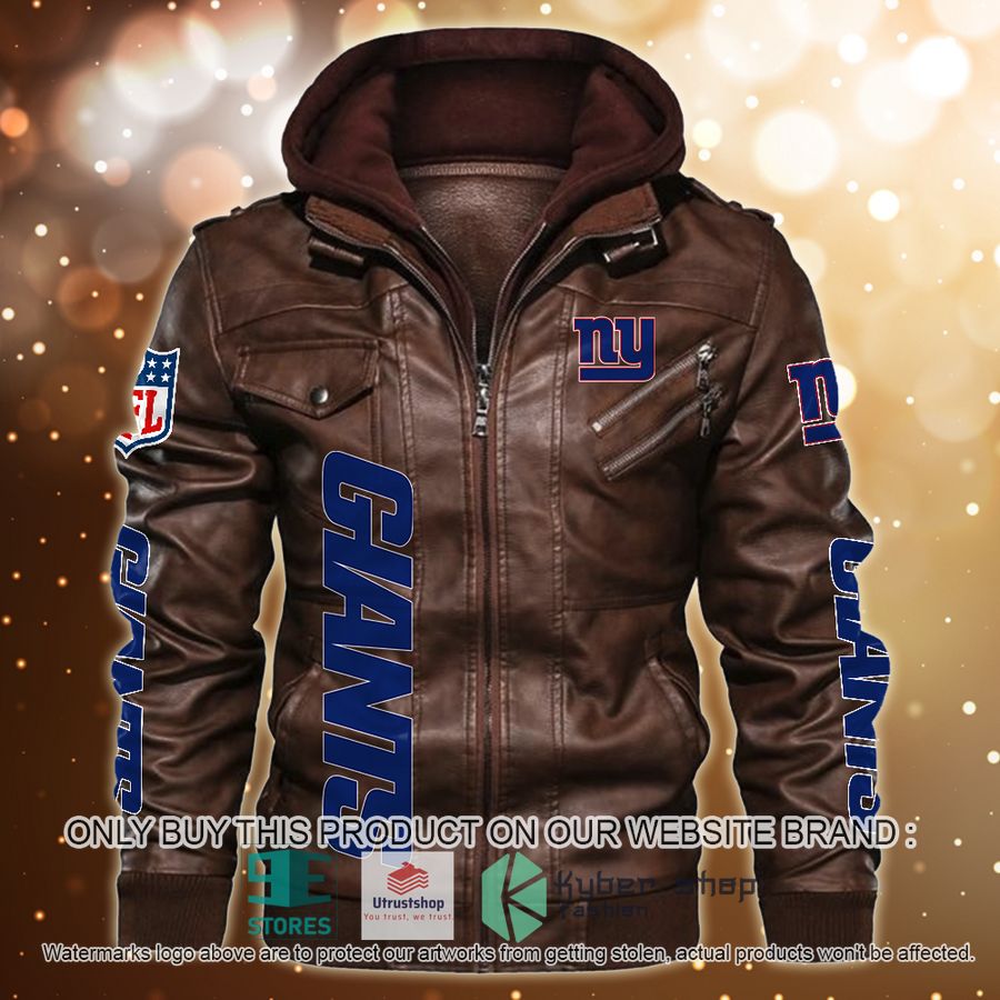NEW New York Giants Horror Characters Custom Name Leather Jacket 3 personalized nfl horror characters new york giants leather jacket 3 70185