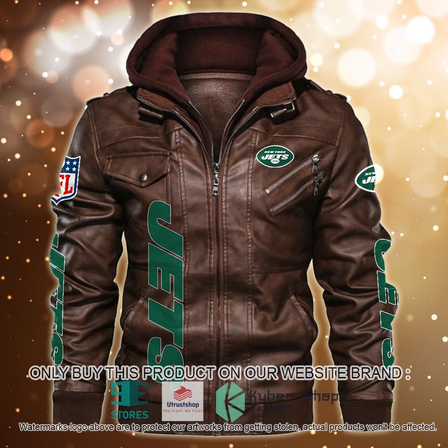 NEW New York Jets Horror Characters Custom Name Leather Jacket 3 personalized nfl horror characters new york jets leather jacket 3 81232
