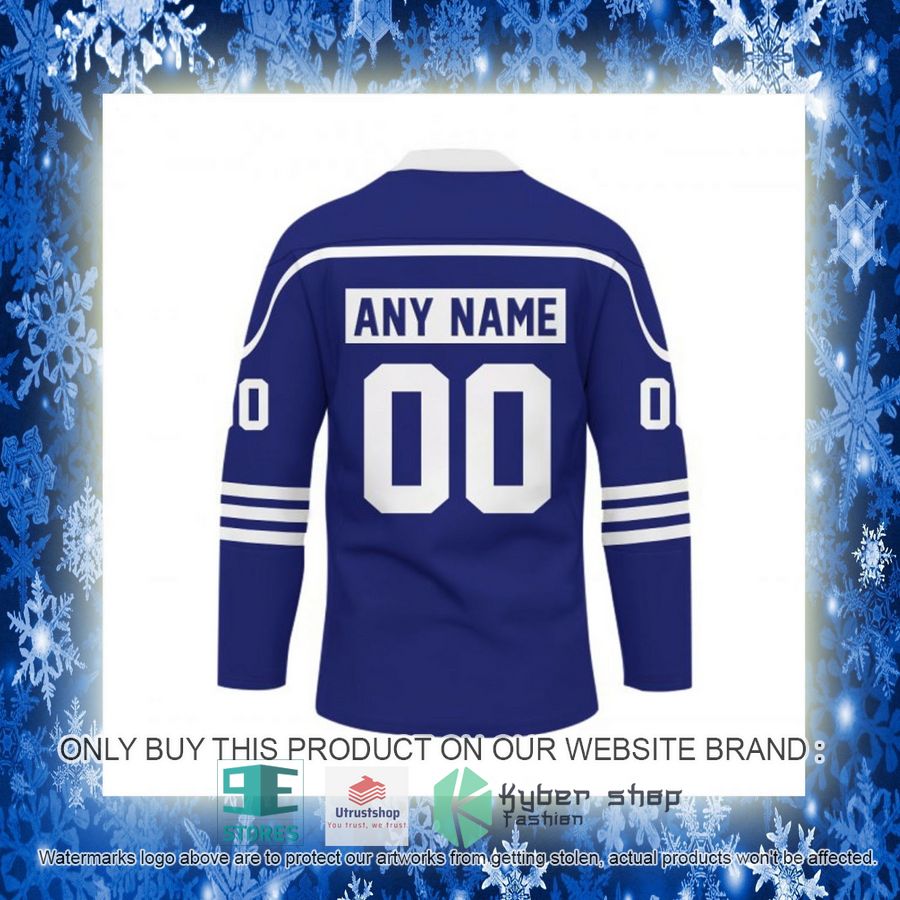 NEW Indianapolis Colts Custom Name Hockey Jersey 12 personalized nfl indianapolis colts logo hockey jersey 12 79966