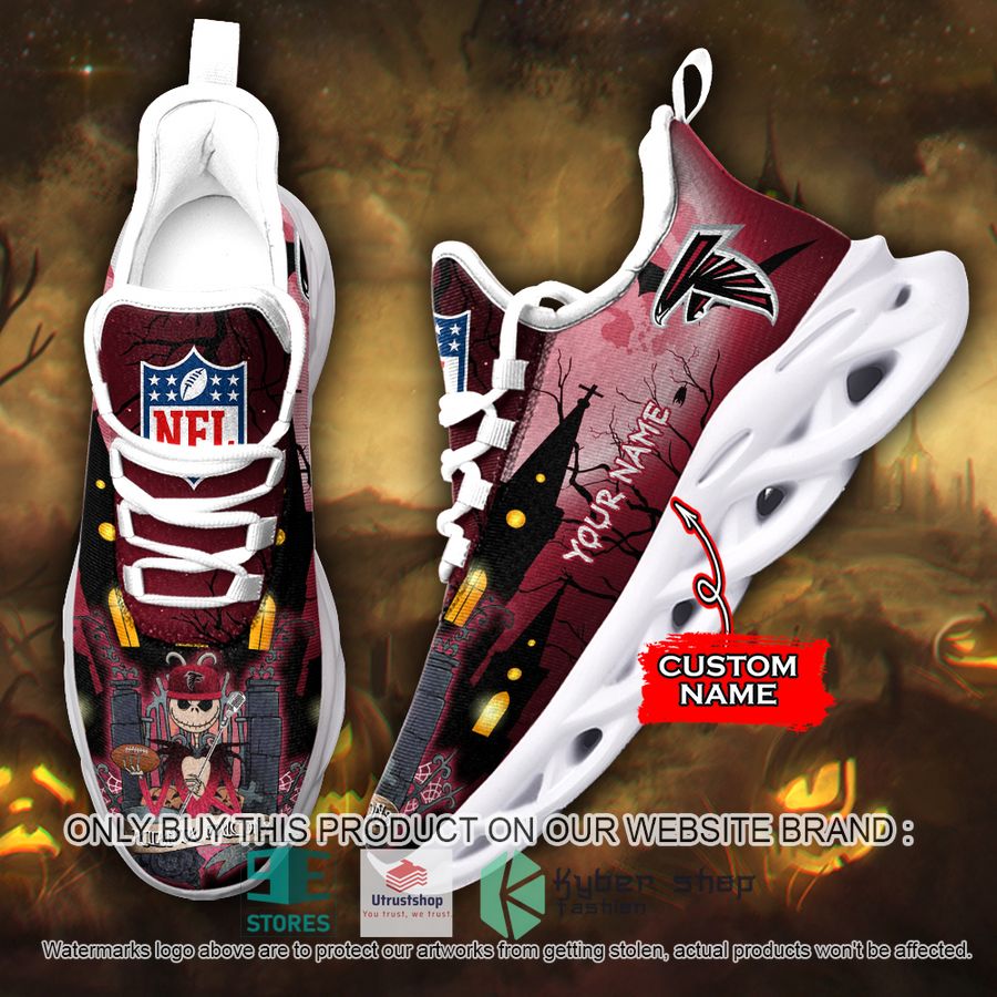 personalized nfl jack skellington atlanta falcons max soul shoes 1 40834