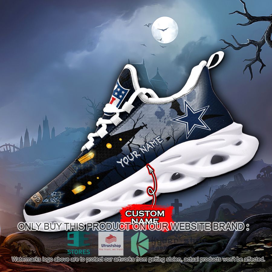 NEW Dallas Cowboys Jack Skellington Custom Name Max Soul Sneaker 3 personalized nfl jack skellington dallas cowboys max soul shoes 3 6483