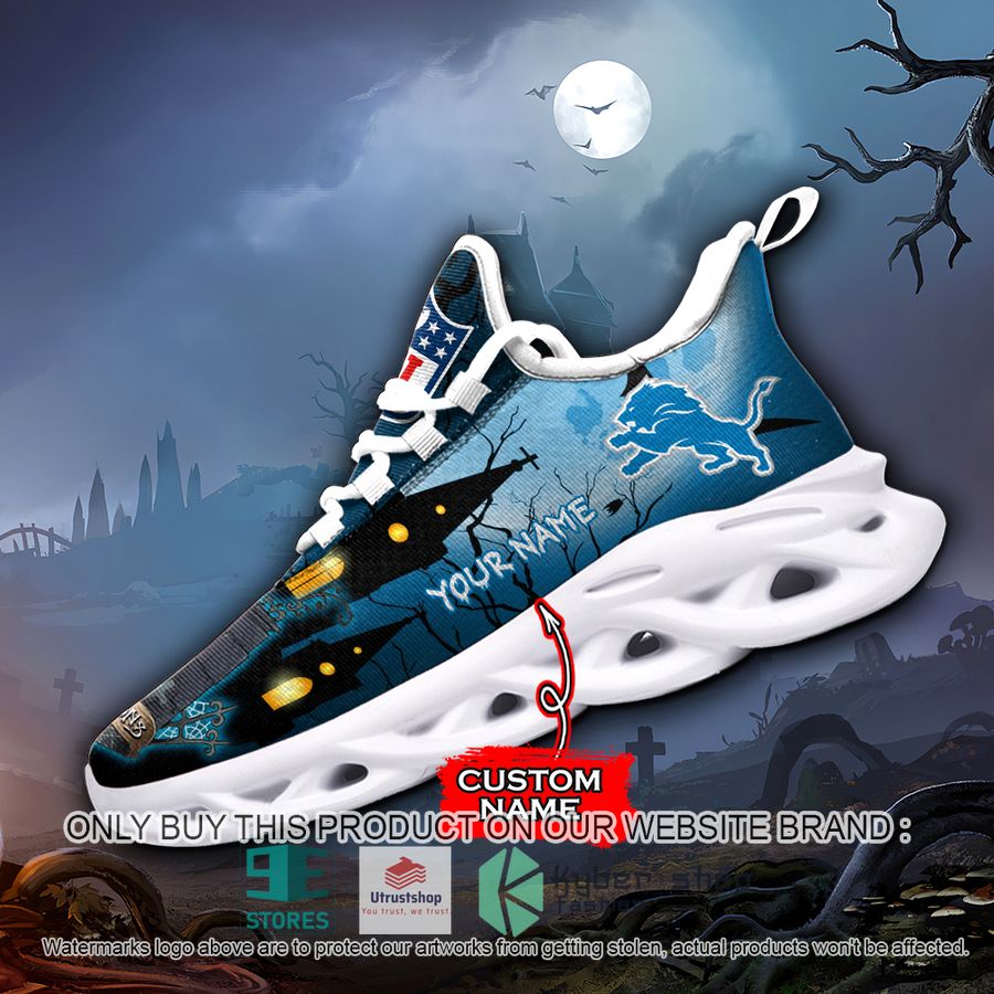 NEW Detroit Lions Jack Skellington Custom Name Max Soul Sneaker 3 personalized nfl jack skellington detroit lions max soul shoes 3 56555