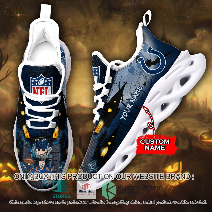 personalized nfl jack skellington indianapolis colts max soul shoes 1 96594