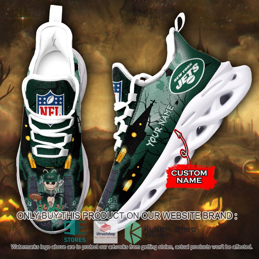 personalized nfl jack skellington new york jets max soul shoes 1 4391