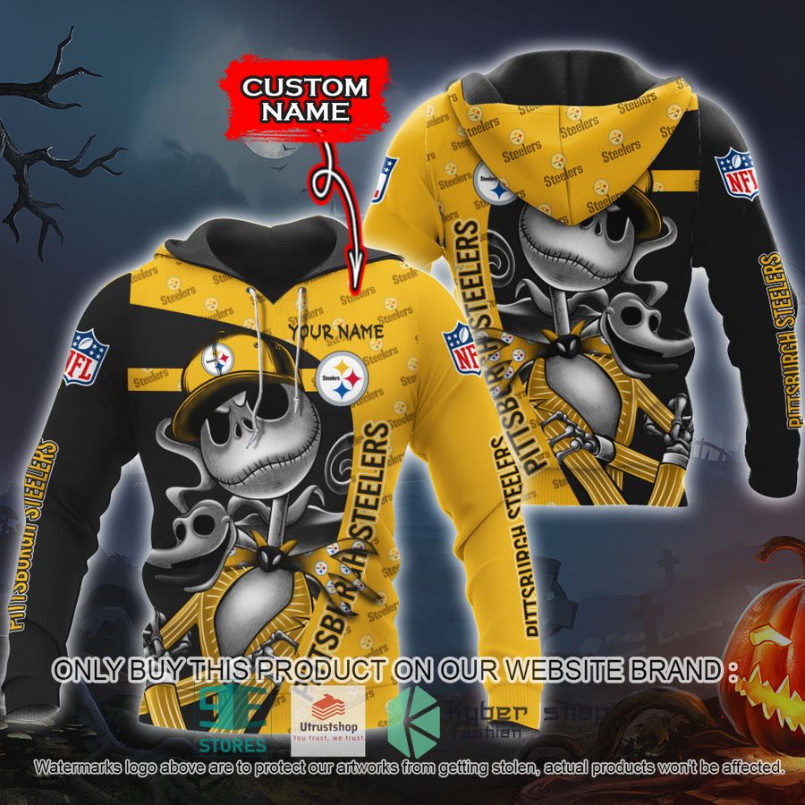 personalized nfl jack skellington pittsburgh steelers shirt hoodie 1 54430
