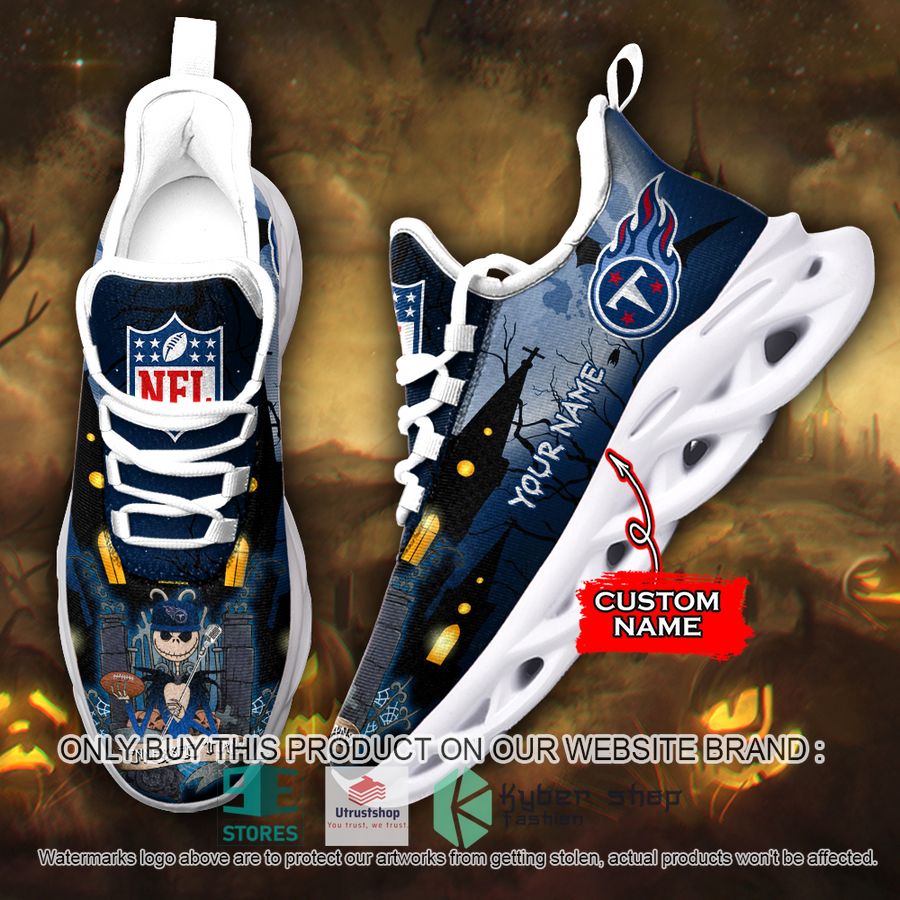personalized nfl jack skellington tennessee titans max soul shoes 1 5006