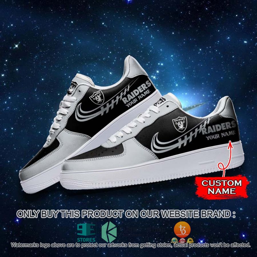 HOT Las Vegas Raiders Personalized NFL Nike Air Force 1 Sneaker 3 personalized nfl las vegas raiders nike air force 1 sneaker 3 10473