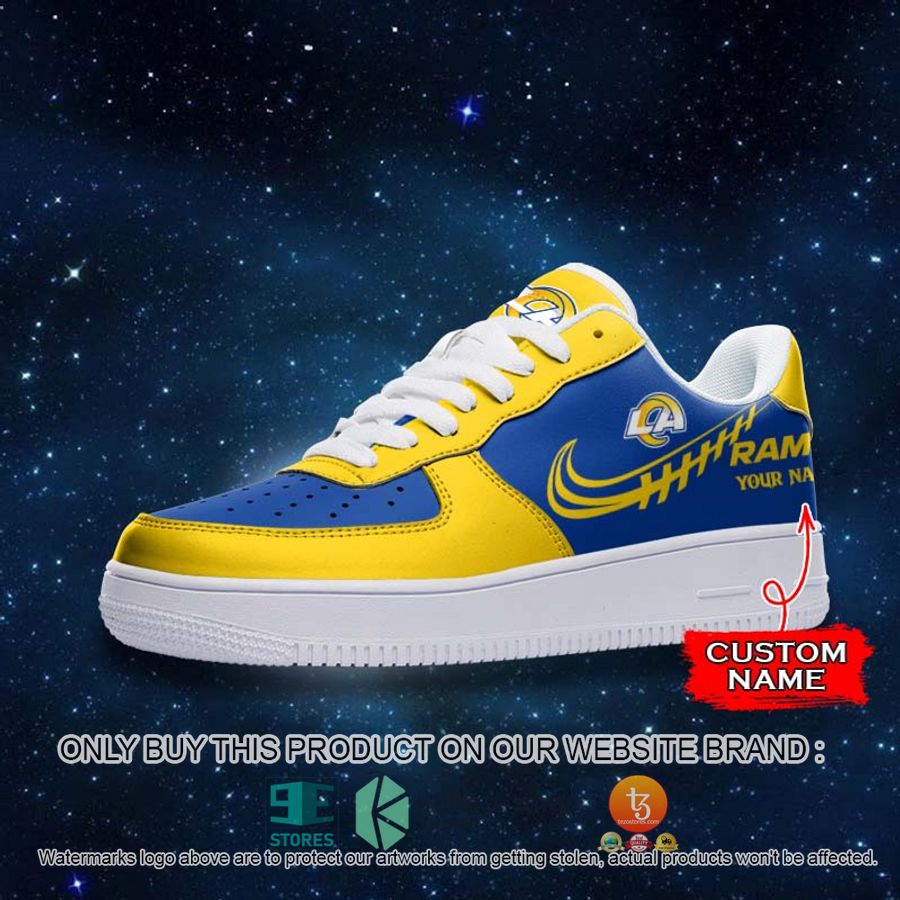 personalized nfl los angeles rams nike air force 1 sneaker 2 55905