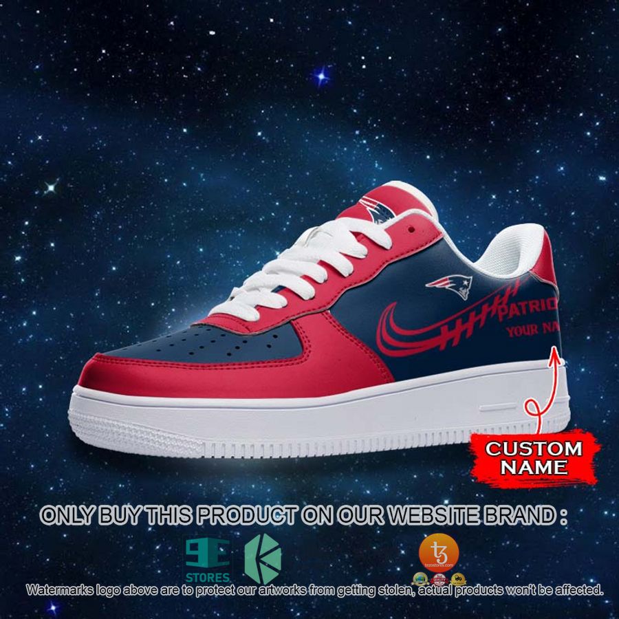 personalized nfl new england patriots nike air force 1 sneaker 2 70105