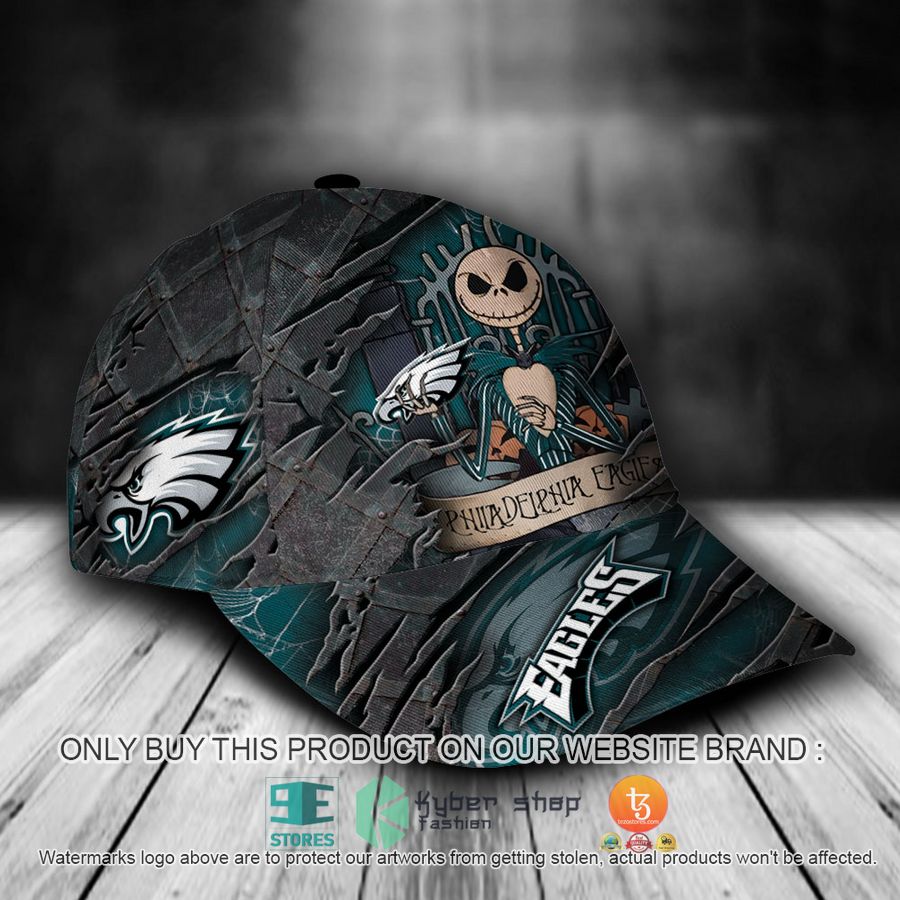 HOT Philadelphia Eagles Jack Skellington Personalized NFL Cap 2 personalized nfl philadelphia eagles jack skellington cap 2 34266