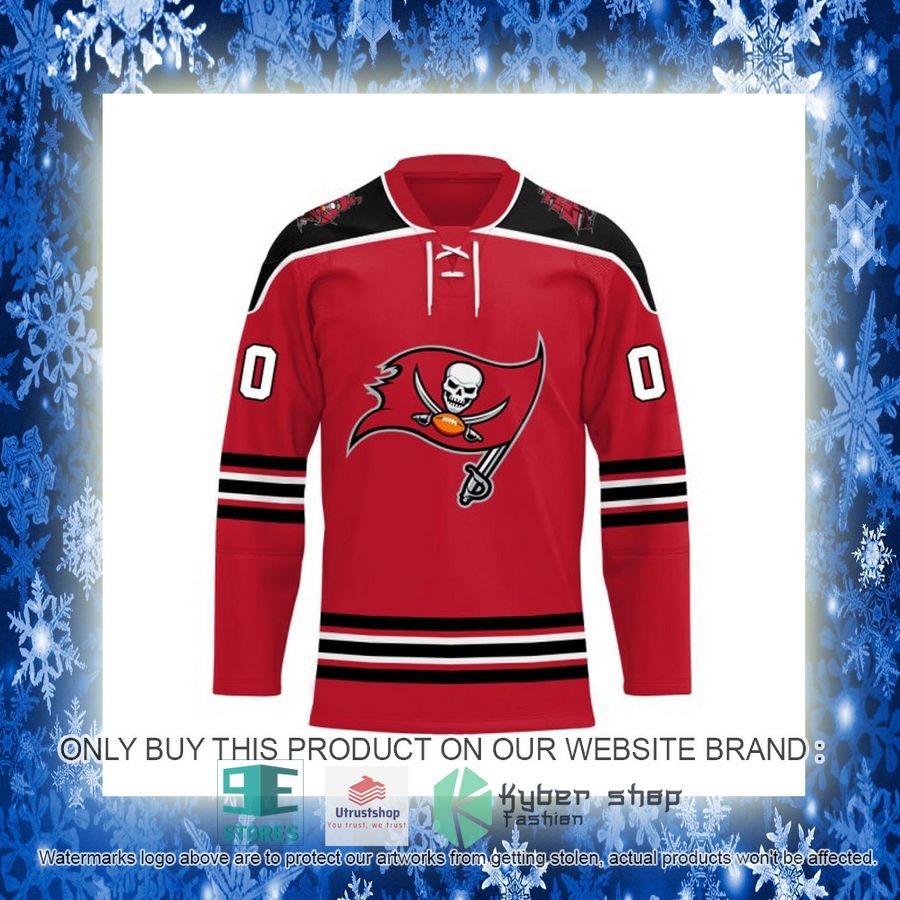 NEW Tampa Bay Buccaneers Custom Name Hockey Jersey 11 personalized nfl tampa bay buccaneers logo hockey jersey 11 95305