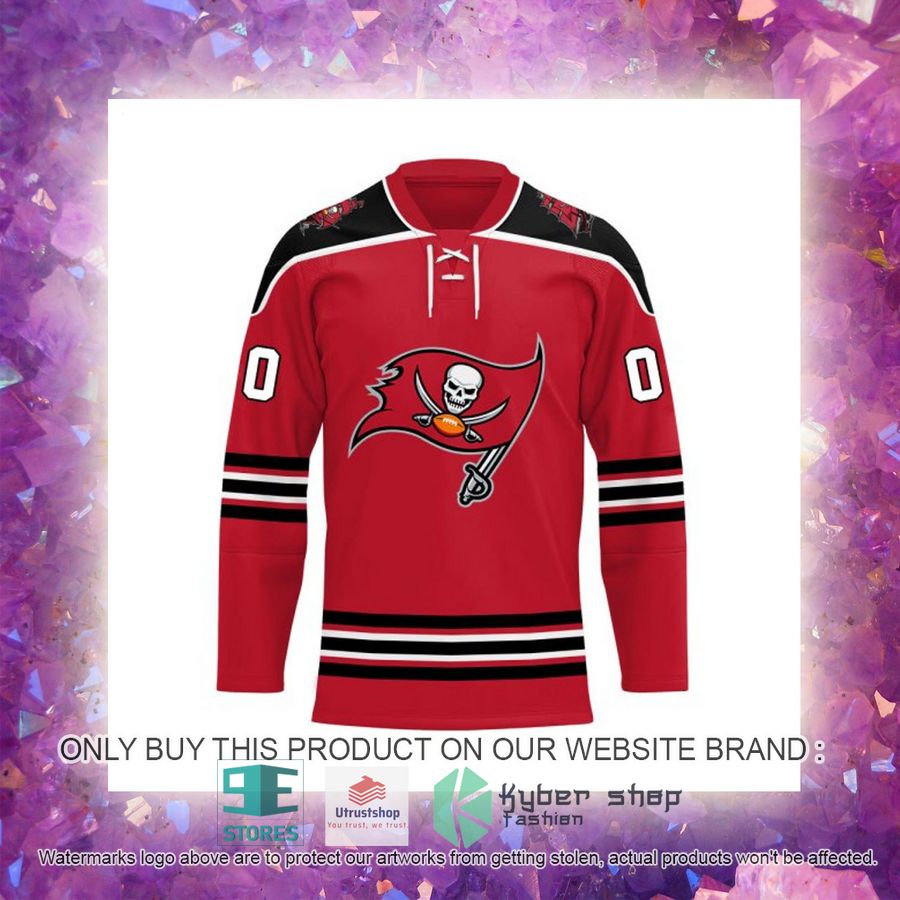 NEW Tampa Bay Buccaneers Custom Name Hockey Jersey 5 personalized nfl tampa bay buccaneers logo hockey jersey 5 98248
