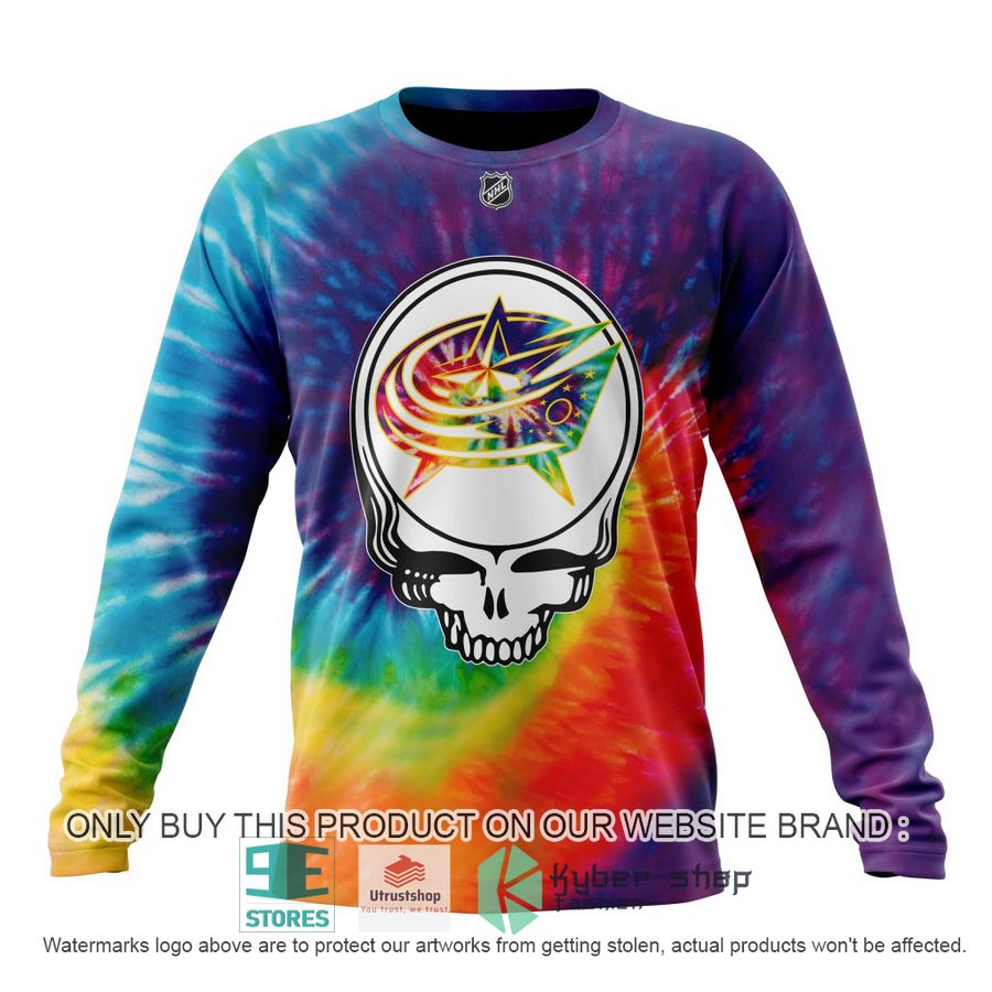 NEW Personalized Grateful Dead Columbus Blue Jackets Tie Dye Hoodie, Shirt 6 personalized nhl columbus blue jackets grateful dead tie dye 3d shirt hoodie 6 91507