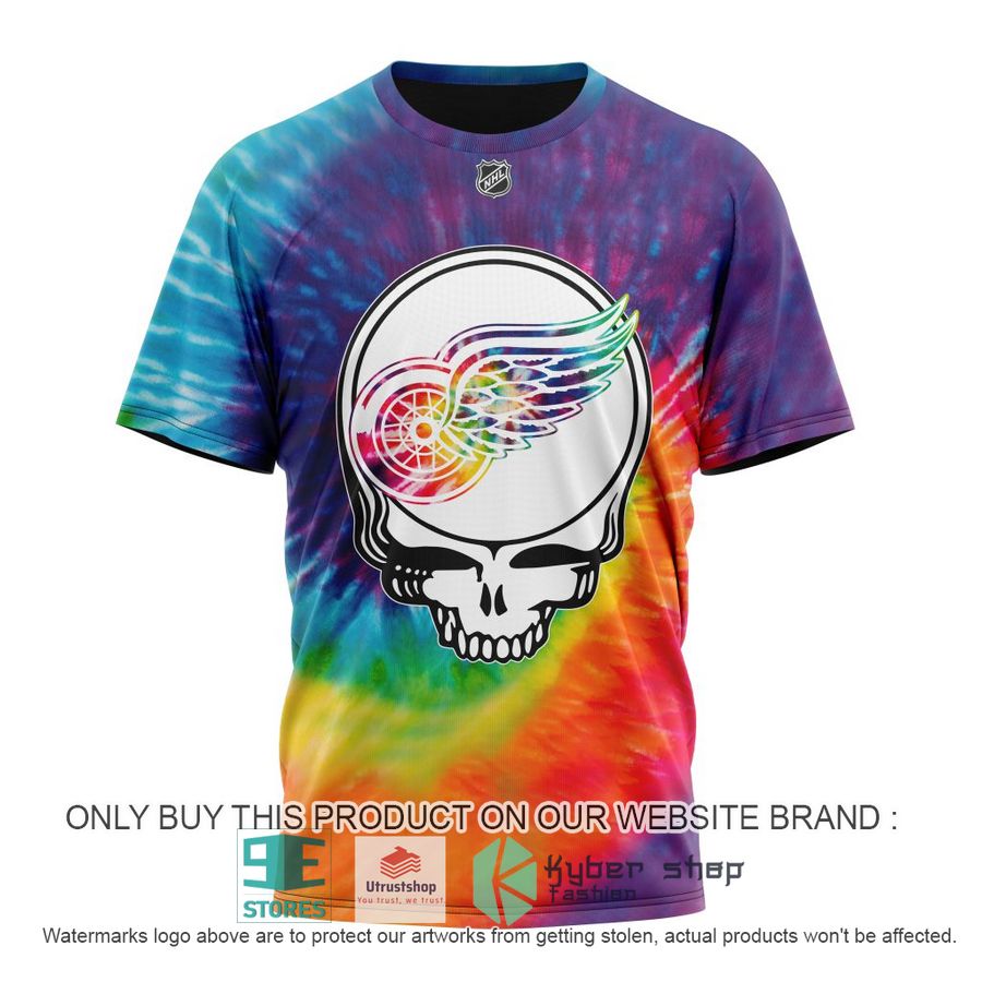 NEW Personalized Grateful Dead Detroit Red Wings Tie Dye Hoodie, Shirt 8 personalized nhl detroit red wings grateful dead tie dye 3d shirt hoodie 8 24671