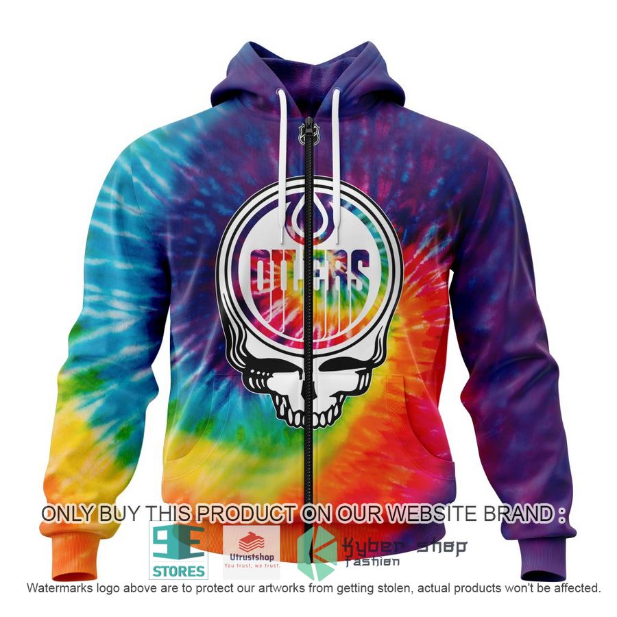 NEW Personalized Grateful Dead Edmonton Oilers Tie Dye Hoodie, Shirt 2 personalized nhl edmonton oilers grateful dead tie dye 3d shirt hoodie 2 67005