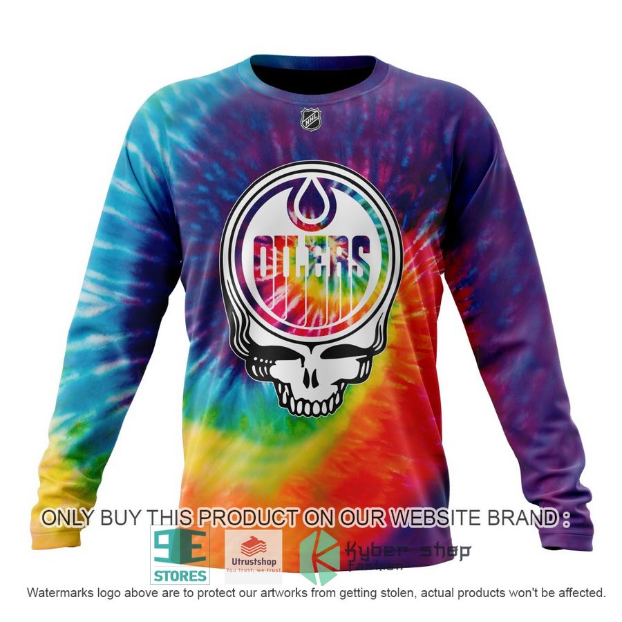 NEW Personalized Grateful Dead Edmonton Oilers Tie Dye Hoodie, Shirt 6 personalized nhl edmonton oilers grateful dead tie dye 3d shirt hoodie 6 70865