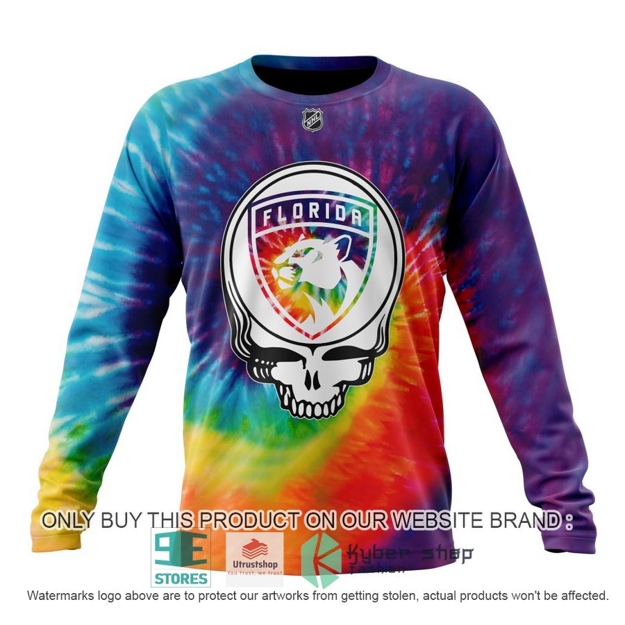 NEW Personalized Grateful Dead Florida Panthers Tie Dye Hoodie, Shirt 6 personalized nhl florida panthers grateful dead tie dye 3d shirt hoodie 6 2974