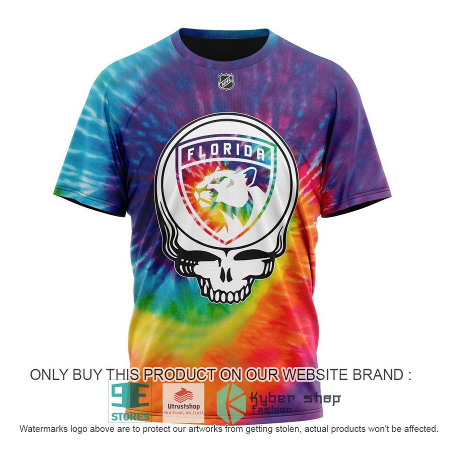 NEW Personalized Grateful Dead Florida Panthers Tie Dye Hoodie, Shirt 8 personalized nhl florida panthers grateful dead tie dye 3d shirt hoodie 8 21440