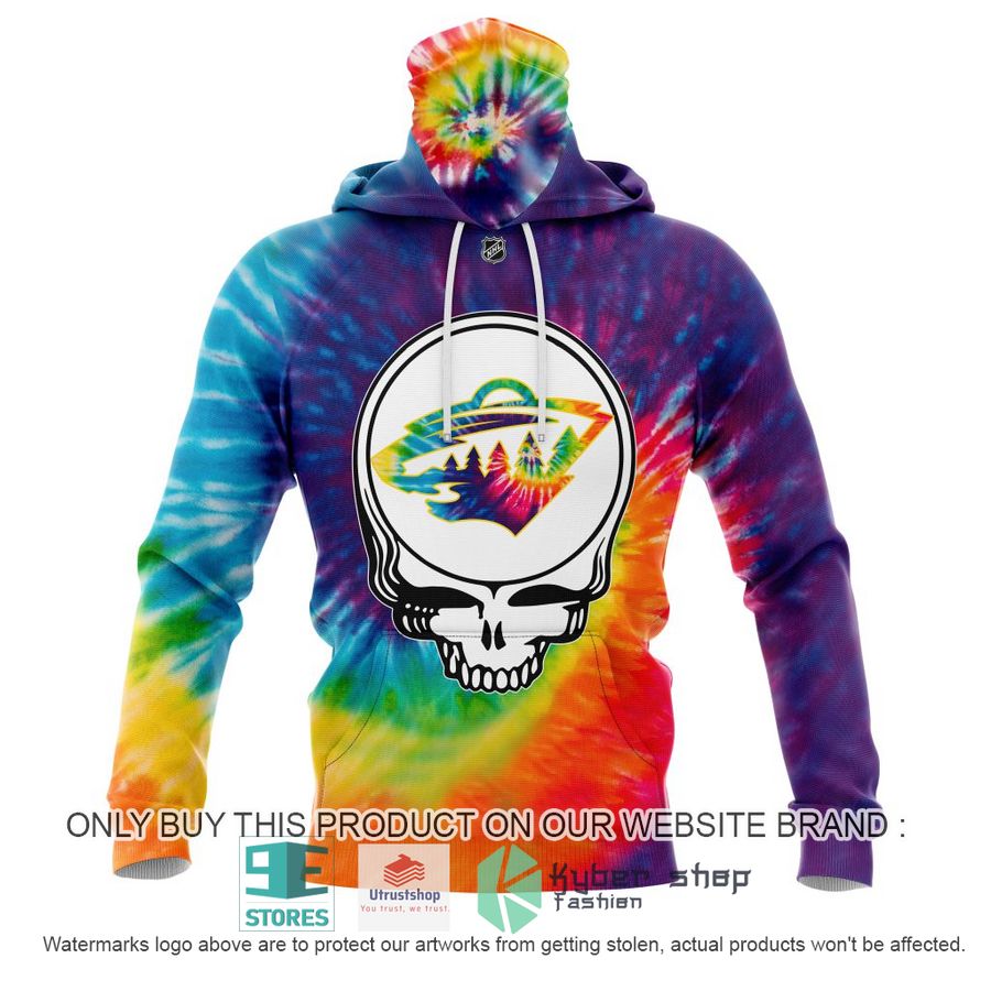 NEW Personalized Grateful Dead Minnesota Wild Tie Dye Hoodie, Shirt 4 personalized nhl minnesota wild grateful dead tie dye 3d shirt hoodie 4 52893
