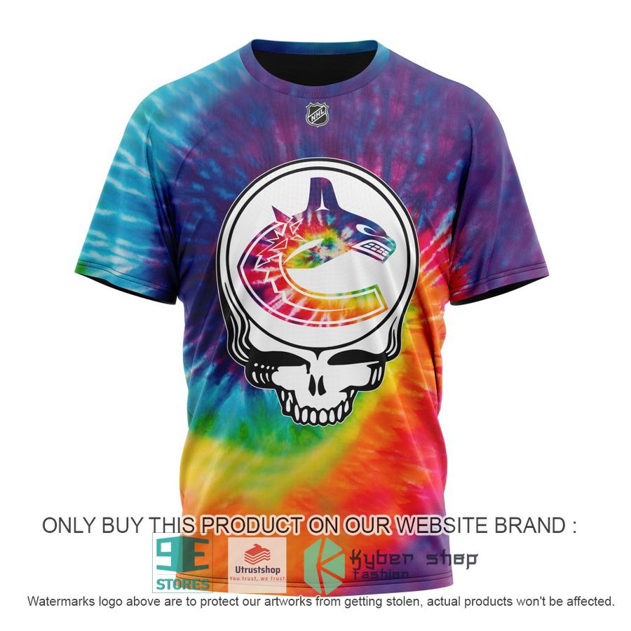 NEW Personalized Grateful Dead Vancouver Canucks Tie Dye Hoodie, Shirt 8 personalized nhl vancouver canucks grateful dead tie dye 3d shirt hoodie 8 33137