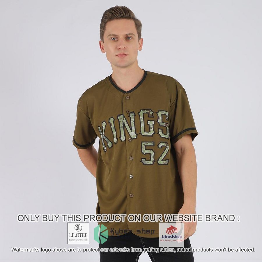 NEW Olive Black Camo Salute To Service CUSTOM Baseball Shirt 2 personalized olive black camo salute to service baseball jersey 2 68067