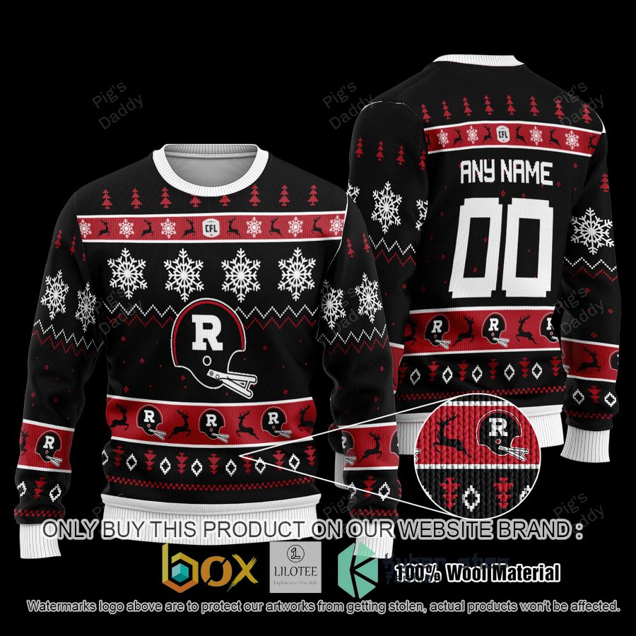 personalized ottawa rough riders wool sweater 1 89576