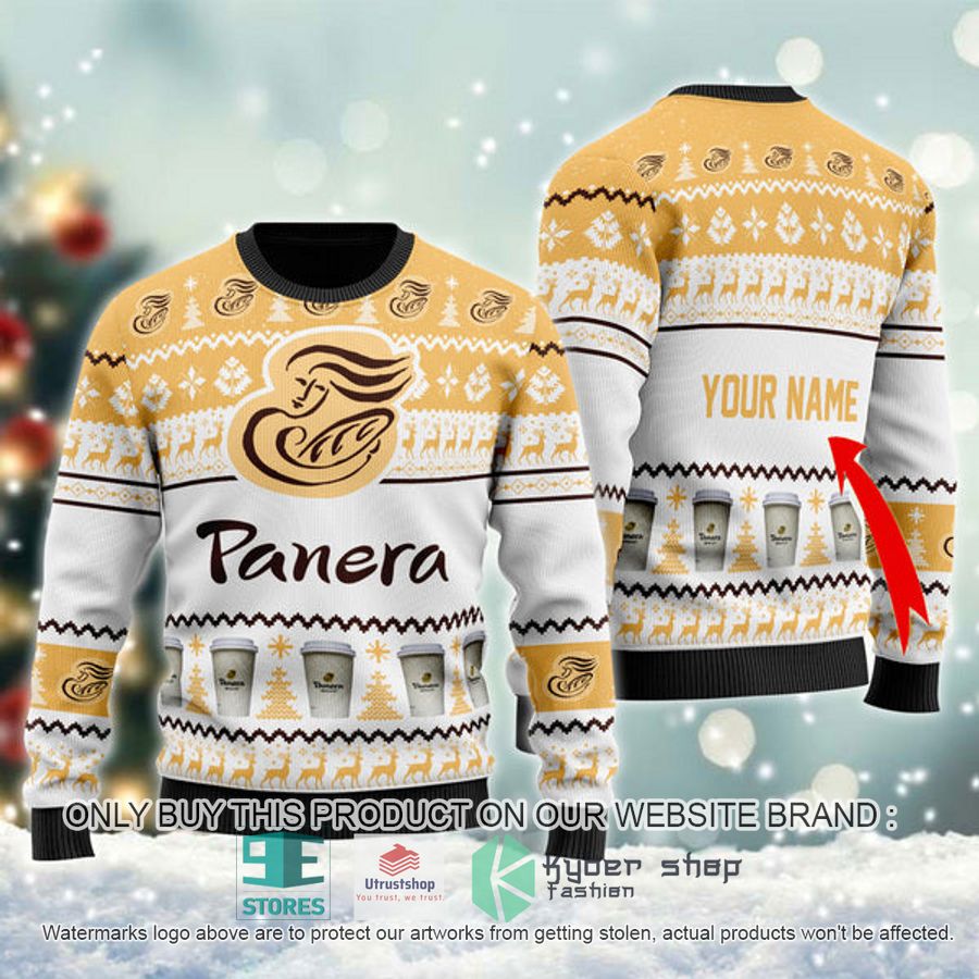 personalized panera bread ugly christmas sweater 1 81963