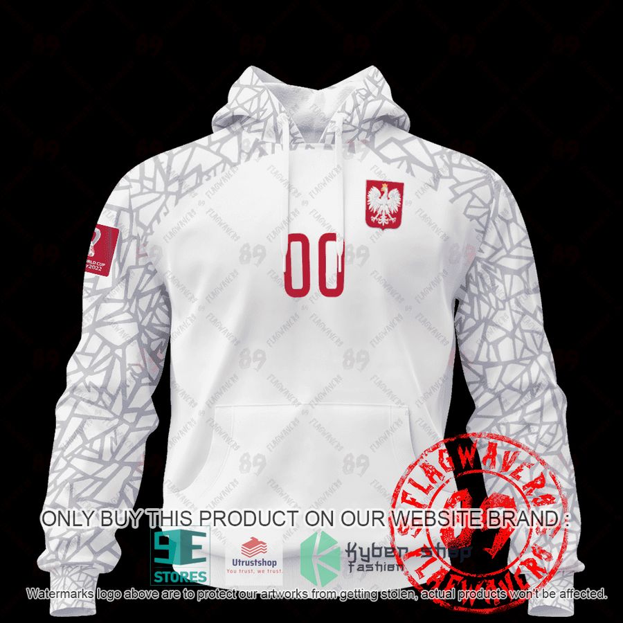personalized poland home jersey world cup 2022 shirt hoodie 1 44905