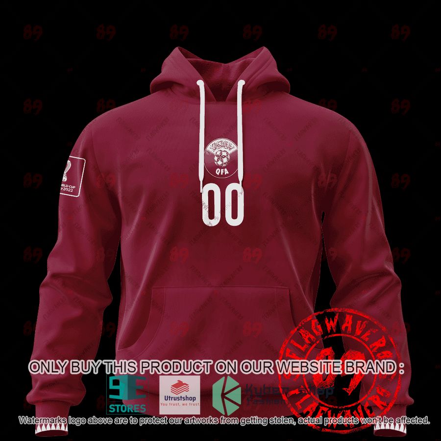 NEW Personalized Quatar Home World Cup 2022 Hoodie, Shirt 1 personalized quatar home jersey world cup 2022 shirt hoodie 1 39247