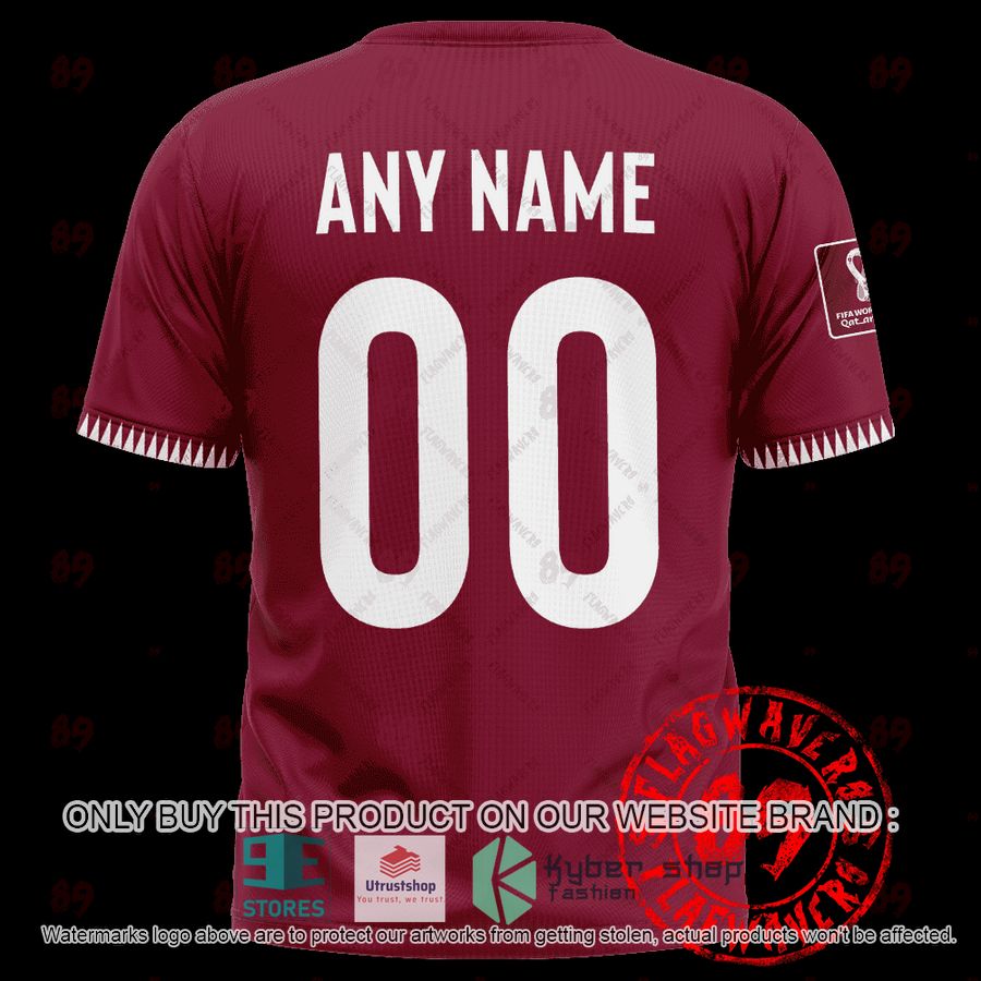 NEW Personalized Quatar Home World Cup 2022 Hoodie, Shirt 5 personalized quatar home jersey world cup 2022 shirt hoodie 5 35029