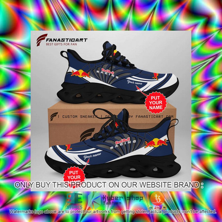 HOT Personalized Red Bull Racing Navy Clunky Max Soul Shoes 3 personalized red bull racing navy clunky max soul shoes 3 12001