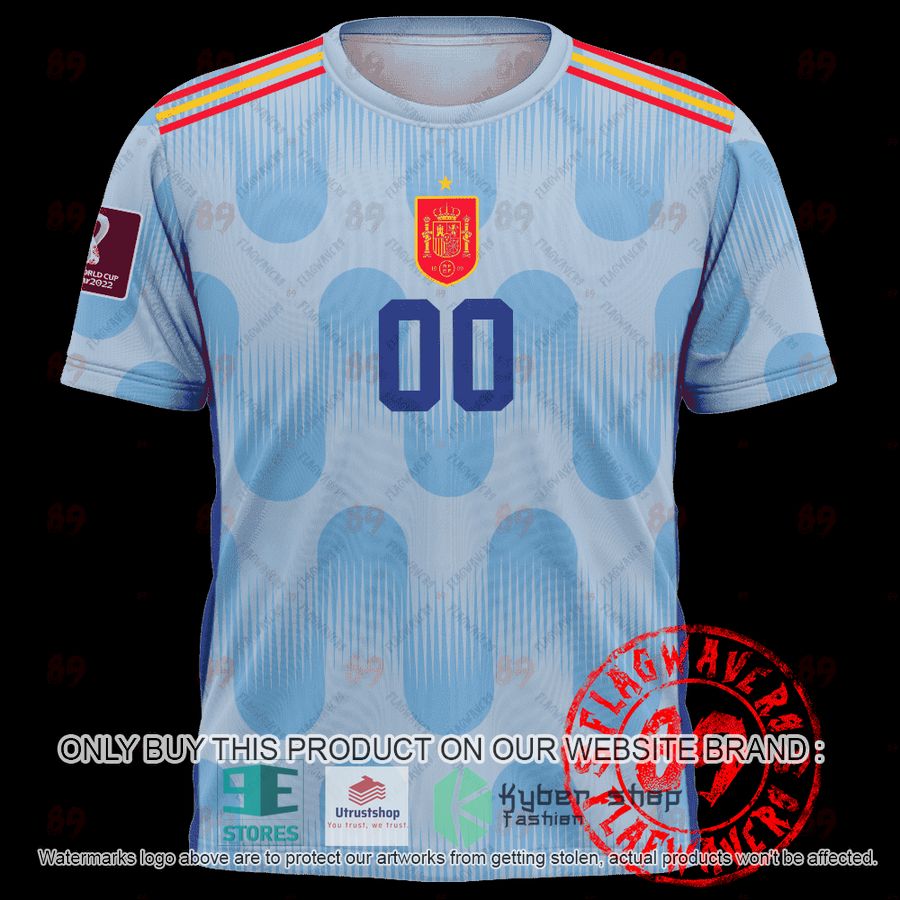 NEW Personalized Spain Away World Cup 2022 Hoodie, Shirt 4 personalized spain away jersey world cup 2022 shirt hoodie 4 50943