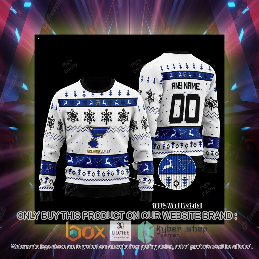 personalized st louis blues wool sweater 2 9814
