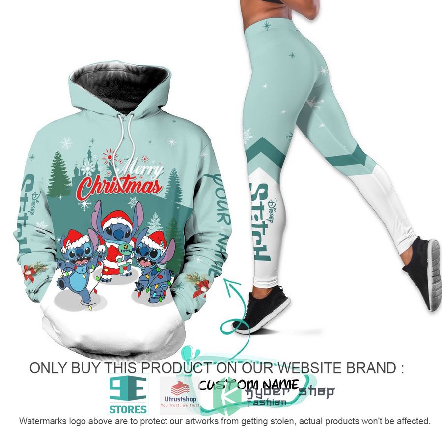 personalized stitch merry christmas hoodie leggings 1 81294