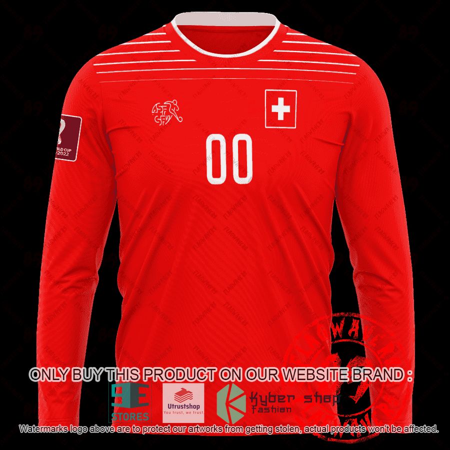 NEW Personalized Switzerland Home World Cup 2022 Hoodie, Shirt 6 personalized switzerland home jersey world cup 2022 shirt hoodie 6 40820