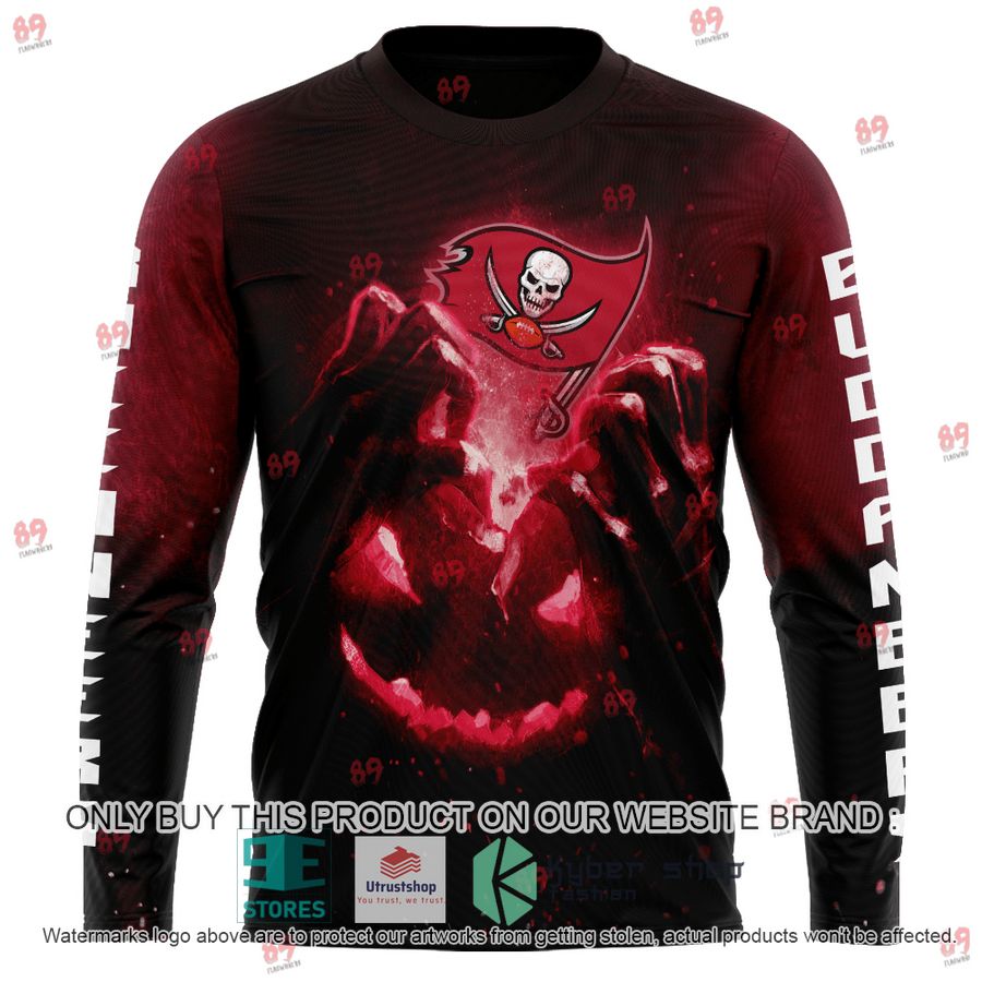 NEW Personalized Tampa Bay Buccaneers Pumpkin Head Halloween Hoodie, Shirt 6 personalized tampa bay buccaneers pumpkin head halloween shirt hoodie 6 75421