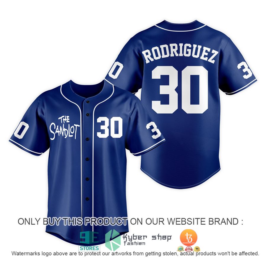 personalized the sandlot blue baseball jersey 1 89640