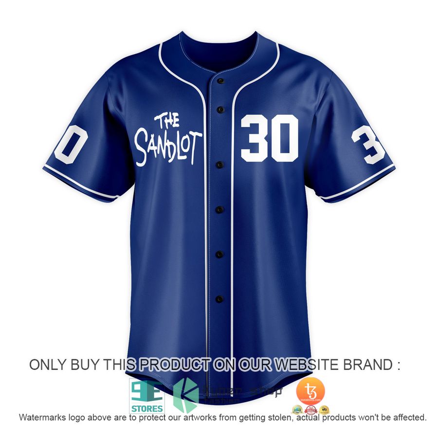 HOT Personalized The Sandlot Blue Baseball Jersey 2 personalized the sandlot blue baseball jersey 2 92230